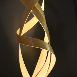 Luminaire design bois