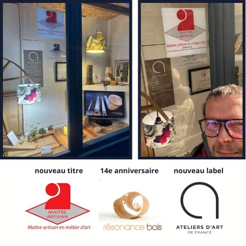 ✨Après une année 2024 riche en évènements et en nouveaux labels (@ateliersdart Ateliers d’Art de France), 2025 s’annonce sous les meilleurs auspices🍀 : la distinction de Maître Artisan d’Art, qui vient de m’être remise, récompense mon parcours atypique et tout le travail effectué autour du cor des Alpes, cet instrument magnifique 🤩. 
🥳Une bonne manière de fêter les 14 ans de l’atelier résonance bois, fondé le 24 janvier 2011. 

#maîtreartisandart  #artisandart  #atelierdartdefrance  #fabriquéàlyon  #cordesalpes #alphornbläser #instrumentmaker #ébéniste #mobiliersurmesure #mobilierdesign #boismassif #artisanatdartfrancais #resonancebois #villedelyon #madeincroixrousse #metropoledelyon #cmarhône #régionauvergnerhônealpes
