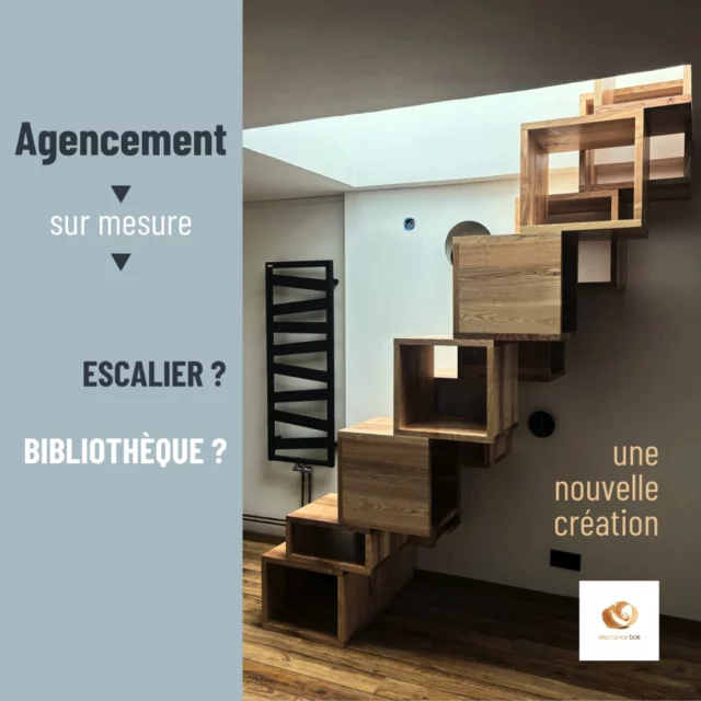 Escalier bibliothèque… ou l’inverse !

Ébénisterie I Agencement I Nouveau défi relevé pour résonance bois : dessiner et réaliser un meuble escalier sur mesure pour accéder à un toit-terrasse.

Pour coller aux dimensions requises, ce meuble-escalier est réalisé à « pas décalés » ou « japonais ».

Le magnifique frêne-olivier de Saône et Loire apporte à l’ensemble le caractère et la beauté naturelle du bois massif. 

#agencement #escalier #bibliothèque #mobiliersurmesure #boismassif #frênemassif #intérieurbois #artisanat #artisanatdart #artisanatfrançais #metiersdart #villedelyon #fabriquéàlyon #madeincroixrousse #ébéniste #créateur #resonancebois #circuitcourtlocal #régionauvergnerhônealpes #cmalyonrhone
