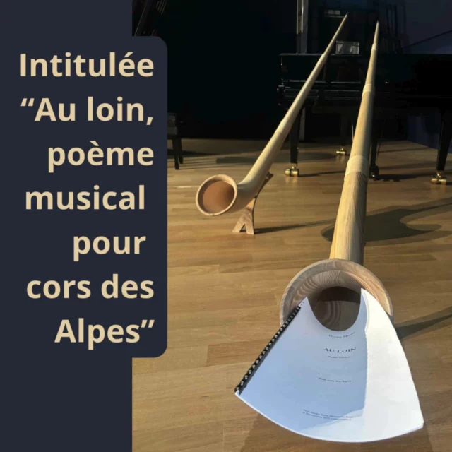 🎼🎯C'est parti pour ce projet de longue date... 
Une commande conjointe d'Eurocuivres- Académie & Festival et Résonance Bois.
✨Une création originale d'Olivier Massot pour 4 cors des Alpes, dans 4 tonalités différentes: "Au loin, poème musical pour cor des Alpes"
🎥 Elle sera accompagnée d'un court métrage réalisé par Ruben Barraud, de l’ESEC, école de cinéma et
d’audiovisuel, à Lyon.
On a hâte de vous présenter les interprètes et ce moment si spécial le 19 juillet prochain!!!😊
Diffusion en live... liens à venir😉

@eurocuivres 

#alphorn #cordesalpes #creationmusicale #auditoriumdelyon #eurocuivres2025