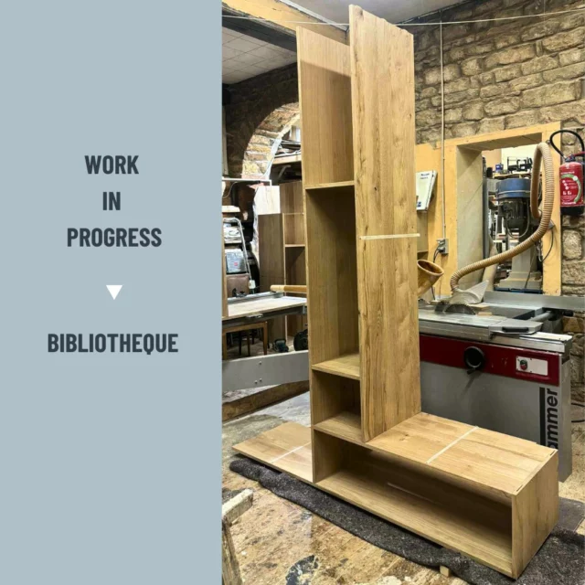 WORK IN PROGRESS 👉 En ce moment, l’atelier résonance bois pousse les murs pour la fabrication d’une grande bibliothèque sur mesure en chêne massif…

#bibliotheque #bibliothequesurmesures #chênemassif #fabriquéàlyon #atelierdartdefrance #artisandartdefrance #villedelyon #régionauvergnerhônealpes