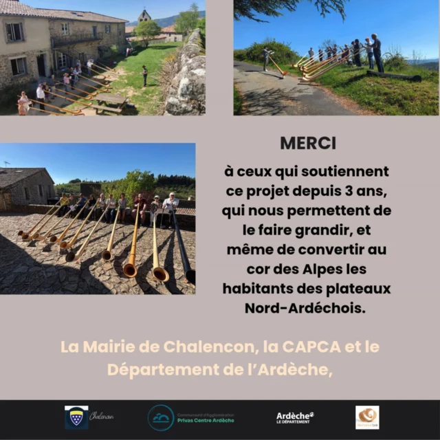 Un grand merci à tous et toutes ceux et celles qui ont participé, contribué, organisé, aidé à faire de ce stage une formidable réussite !!! 🙏🙏🙏

@alexandrejous 
@sombreteric 
@olivierdarbellay_hornstudios 
@heleneandreozzi 
@coeurardeche